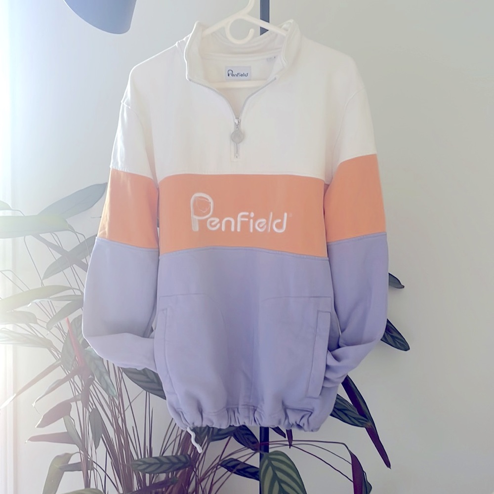 Retro Penfield Quarter Zip Sweater - rare!
